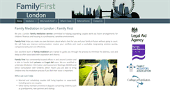 Desktop Screenshot of familyfirstmediation.co.uk