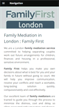 Mobile Screenshot of familyfirstmediation.co.uk