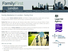 Tablet Screenshot of familyfirstmediation.co.uk